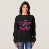 Sweatshirt Camping Tente Queen Of The Campfire (Devant entier)