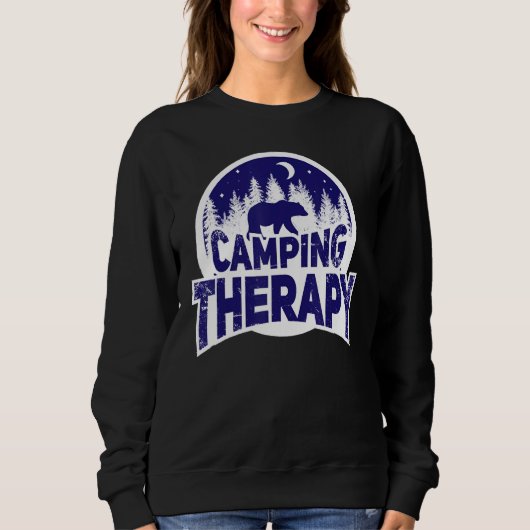 Sweatshirt Camping Therapy  Camping Love Women Men Kid Tees (Devant)