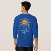 Sweatshirt Camping Vacances été Correspondance voyage en fami (Dos entier)