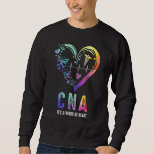 Sweatshirt Can It's A Work Of Heart Butterflies Heartbeat Cad