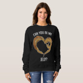 Sweatshirt Can You Be My Jelly Peanut Butter Bread (Devant entier)