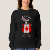 Sweatshirt Canada Cow Fan (Devant)