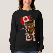 Sweatshirt Canada Fan Mouse (Devant)