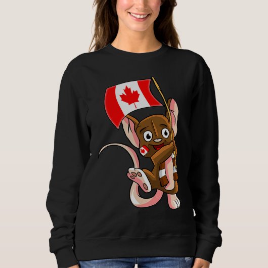 Sweatshirt Canada Fan Mouse (Devant)