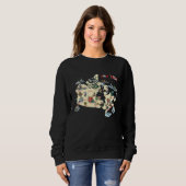 Sweatshirt Canada map major cities Tourist Destinations attra (Devant entier)