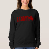 Sweatshirt Canada Maple Leaf Canadian Flag Pride Patriotic  2 (Devant)
