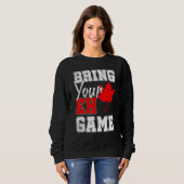 Sweatshirt Canada Maple Leaf Pays Eh Jeu Canada (Devant entier)