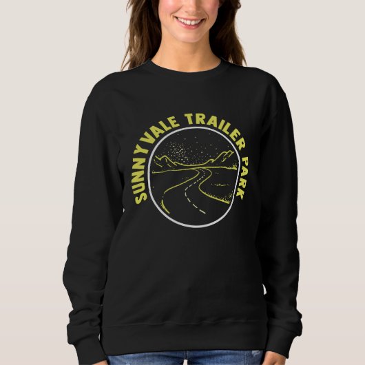 Sweatshirt Canada Sunnyvale Trailer Park Road Trip Camping Tr (Devant)