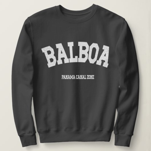 Sweatshirt Canal de Panama Zone : Balboa (Design devant)