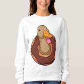 Sweatshirt Canard avec Donut (Devant)