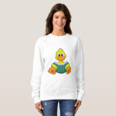 Sweatshirt Canard avec livre (Devant entier)