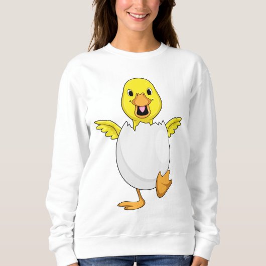 Sweatshirt Canard avec oeuf (Devant)