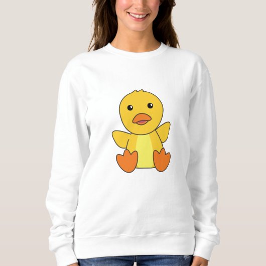 Sweatshirt Canard Cute Canards Canards Kits Bébé Oiseau (Devant)