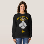 Sweatshirt Canard diabolique pour l'étang des fans de canards (Devant entier)