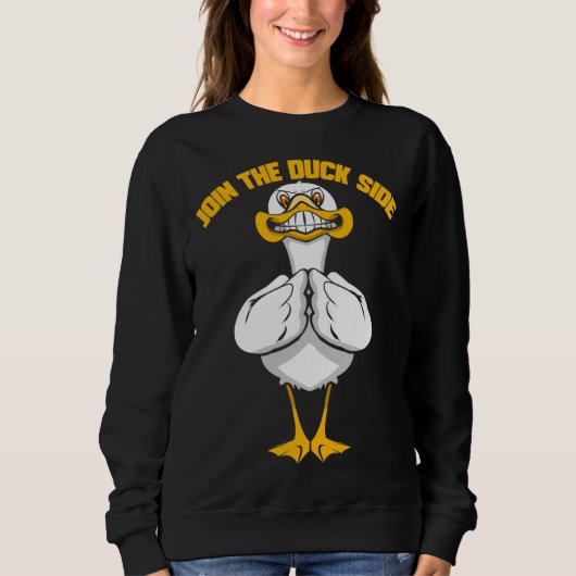 Sweatshirt Canard diabolique pour l'étang des fans de canards (Devant)