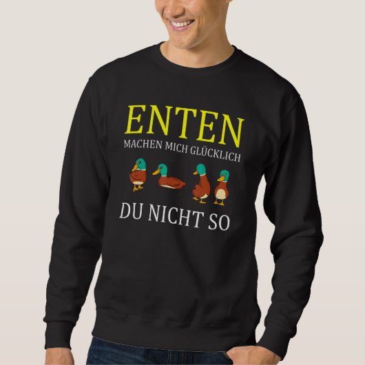 Sweatshirt Canard En Caoutchouc Étang À Quack Dit (Devant)