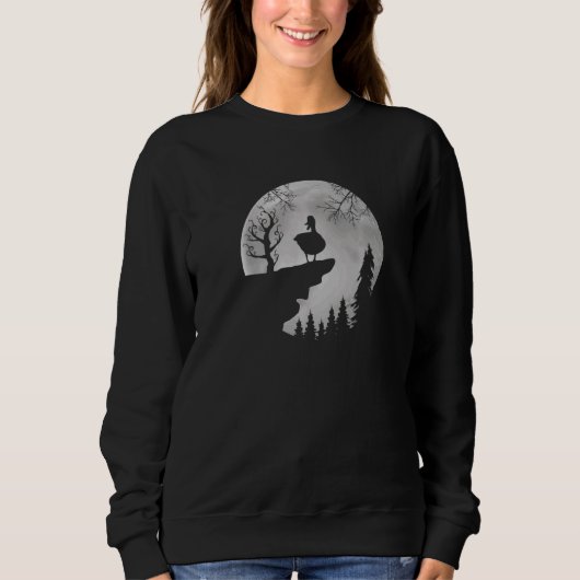 Sweatshirt Canard Halloween Éffrayant (Devant)