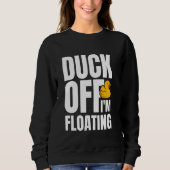 Sweatshirt Canard Hors Im Flottant Caoutchouc Canard Bain Can (Devant)