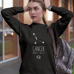 Sweatshirt Cancer   Constellation Zodiaque personnalisée
