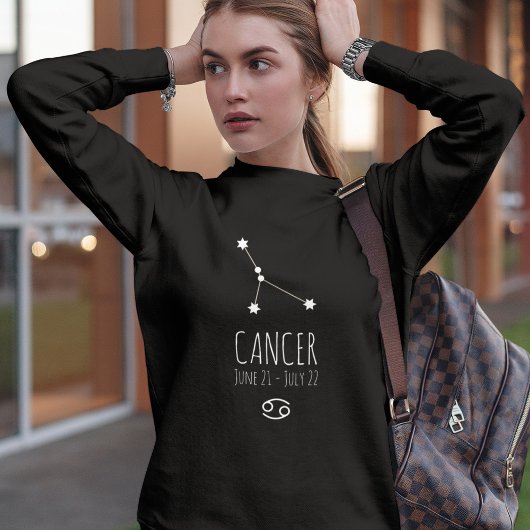 Sweatshirt Cancer | Constellation Zodiaque personnalisée