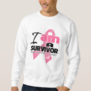 Sweatshirt Cancer du sein - Je suis un survivant