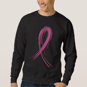 Sweatshirt Cancer du sein rose du ruban 2