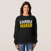 Sweatshirt Candle Maker Candle Making (Devant entier)