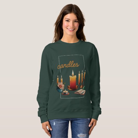 Sweatshirt candles (Devant entier)