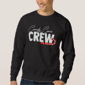 Sweatshirt Candy Cane Crew Sugar Walking Stick Sweets Cookies (Devant)