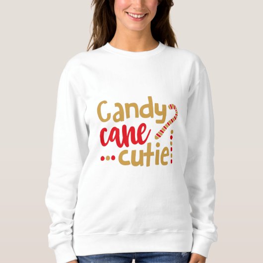 Sweatshirt Candy cane cutie (Devant)