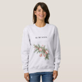 Sweatshirt Candy Cane Red Christmas (Devant entier)