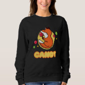 Sweatshirt Candy Fox Candy Lollipop Sweets Premium (Devant)