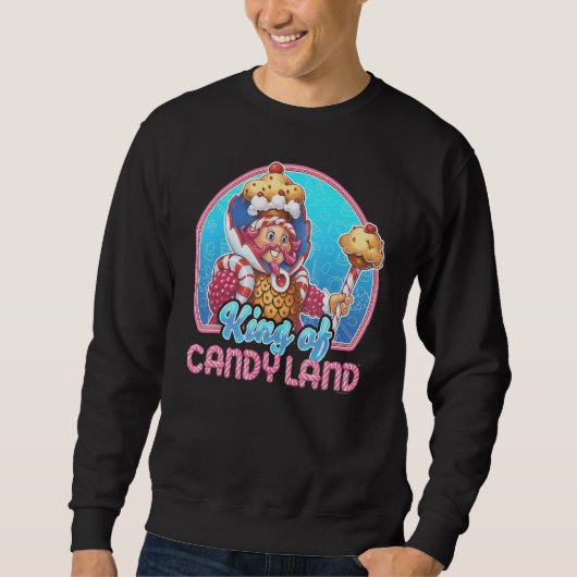 Sweatshirt Candy Land Roi de Candy Land Portrait (Devant)