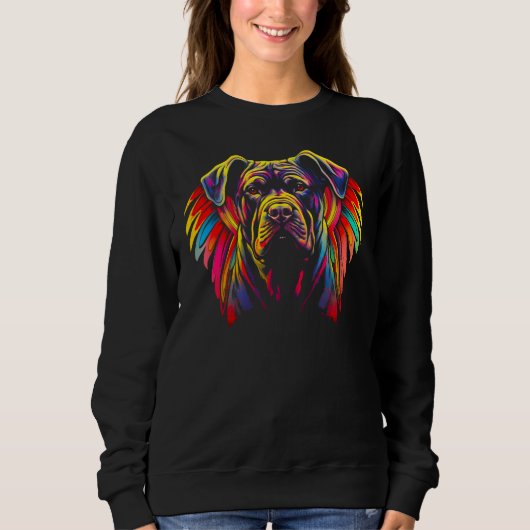 Sweatshirt Cane Corso Dog Angel Wings (Devant)