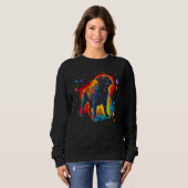 Sweatshirt Cane Corso Dog Space (Devant entier)