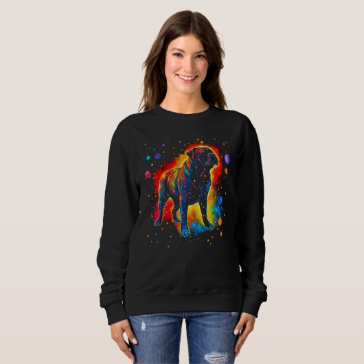 Sweatshirt Cane Corso Dog Space (Devant entier)