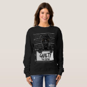 Sweatshirt Cane Corso Mugshot Chien coupable (Devant entier)