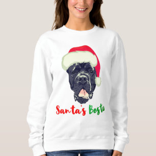 Sweatshirt Cane Corso Noël Meilleur Copain de Santa Famille P