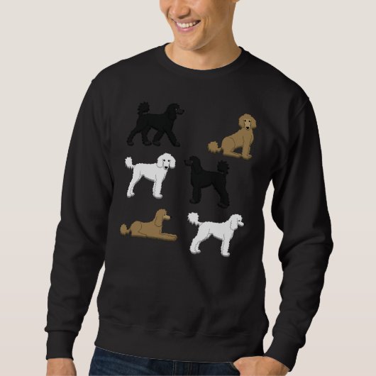 Sweatshirt caniche (Devant)