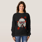 Sweatshirt Caniche canadienne Maple Leaf Patriotique Canada F (Devant entier)