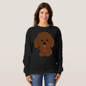 Sweatshirt caniche T- (Devant entier)