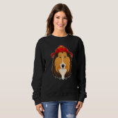 Sweatshirt Canine Handler I Fireman Chien I Pompier Collie (Devant entier)
