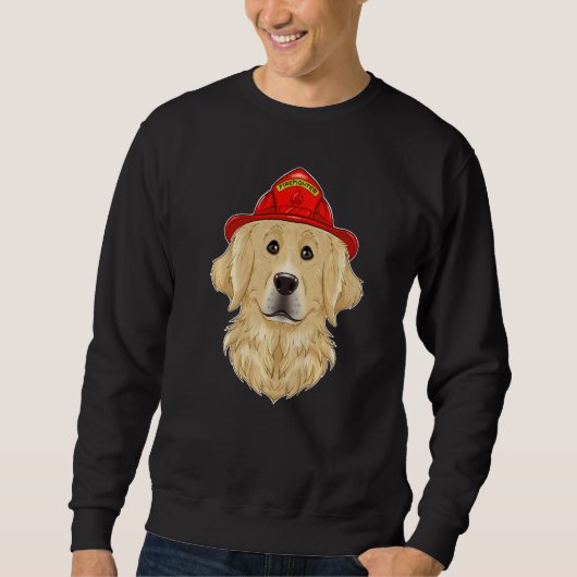 Sweatshirt Canine Handler I Fireman Chien I Pompier Golden (Devant)