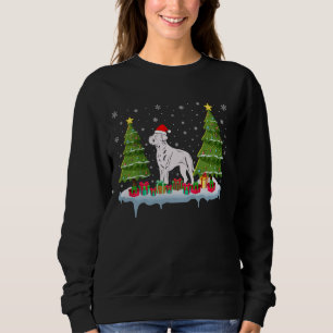 Sweatshirt Canne Corso Chien Xmas Arbre Éclairage Hommes Femm
