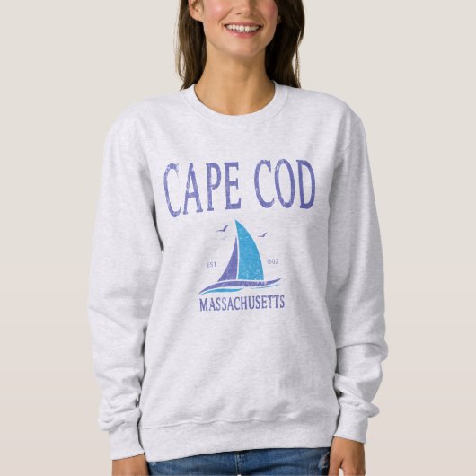 Sweatshirt Cap Cod Vacances voile (Devant)