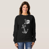 Sweatshirt Capacité Ancrage du bateau Capitaine (Devant entier)
