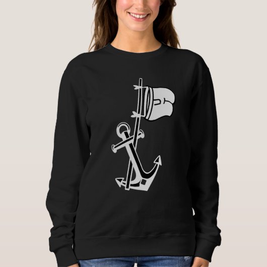 Sweatshirt Capacité Ancrage du bateau Capitaine (Devant)