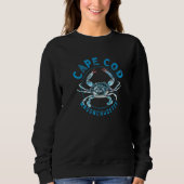 Sweatshirt Cape Cod Massachusetts Blue Crab (Devant)