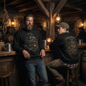 Sweatshirt Capitaine Maudit par le Sel – Les Morts ne Se Vant