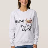 Sweatshirt Capitale du crabe de Kodiak (Devant)